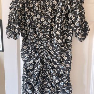 Veronica Beard flowered silk dress size 10